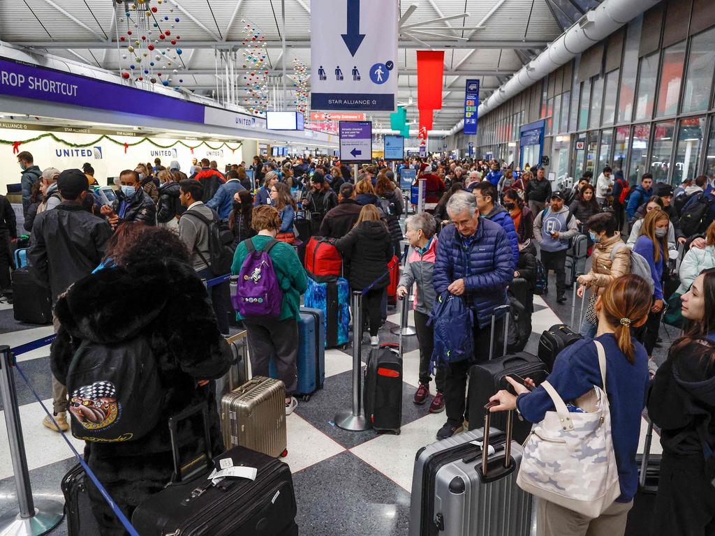 O'Hare International Airport in Chicago is considered one of the top five busiest airports in the US. Picture: Kamil Krzaczynski / AFP