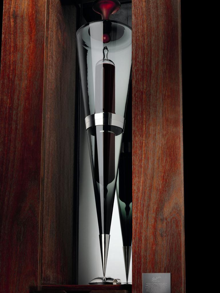 Pass the bottle opener - this limited edition 2004 Kalimna Block 42 Cabernet Sauvignon wine in a unique hand-blown glass 'ampoule' sold for $168,000 when released in 2012.