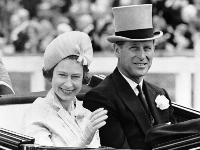 In this June 19, 1962 file photo, Britain's Prince Philip and his wife Queen Elizabeth II arrive at Royal Ascot race meeting, England. Picture: AP