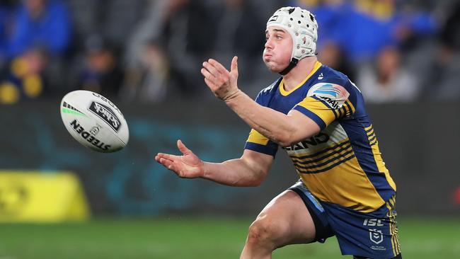 Eels hooker Reed Mahoney is in the mix for Origin selection with the Maroons. Picture: Getty Images