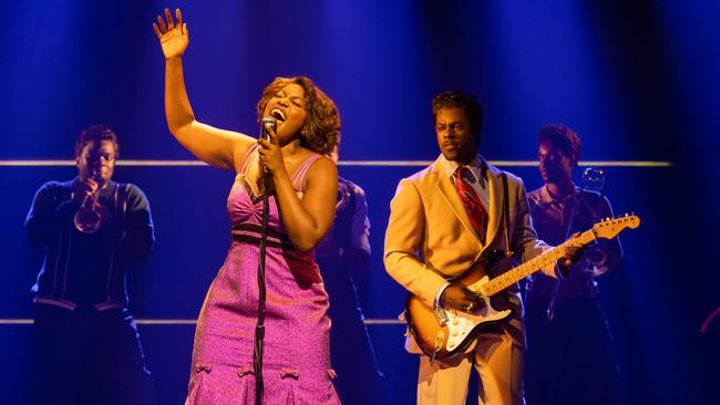 Ruva Ngwenya and Tim Omaji star in TINA – The Tina Turner Musical. Picture: Supplied