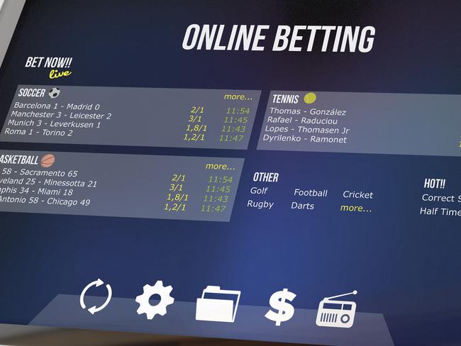 Generic online betting picture.Source: iStock / Getty Images