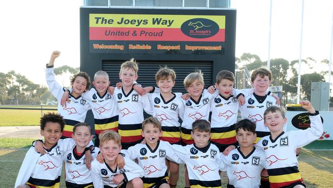 St Josephs Leaping Joeys under-9 football team. Picture: Mark Wilson