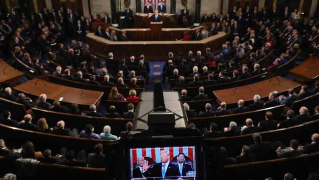 A view from inside the House of Representatives. Picture: AFP