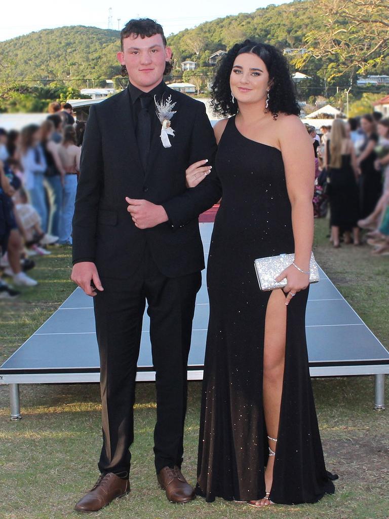 Maddison and Tim at the St Ursula's College Formal.