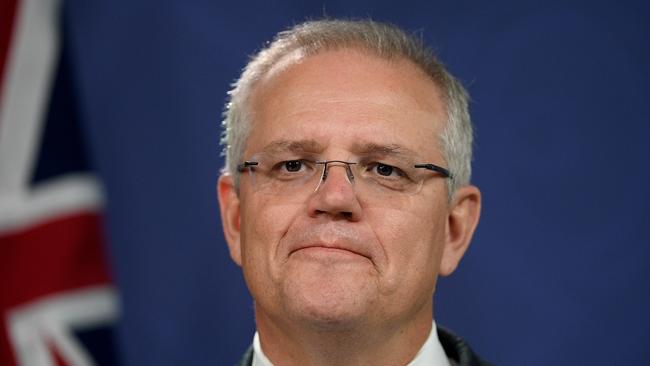 Scott Morrison supports Peter Dutton’s claims on medivac transfers. Picture: AAP.