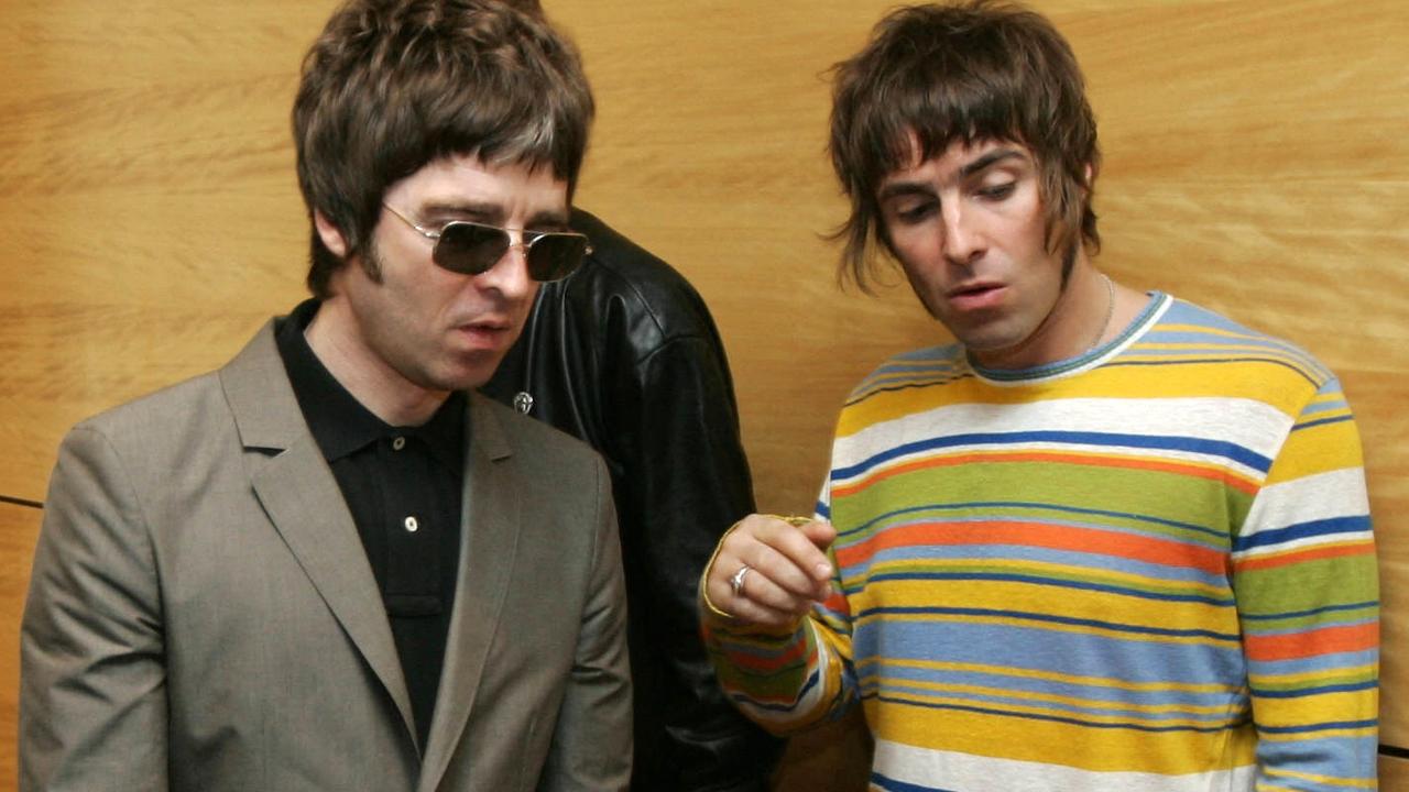 Noel and Liam in Hong Kong circa 2006. Picture: AFP