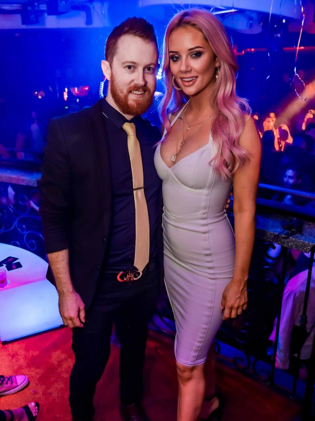 Alex Webb and Married at First Sight star Jessika Power at Sin City.