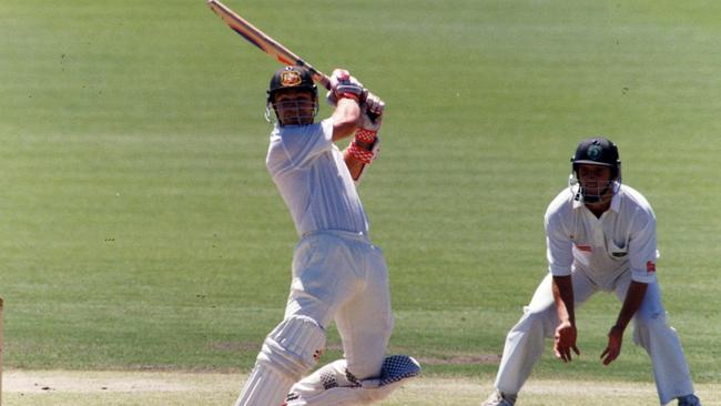 Slater was a dynamic opener who played 74 Tests for Australia. Picture: News Corp