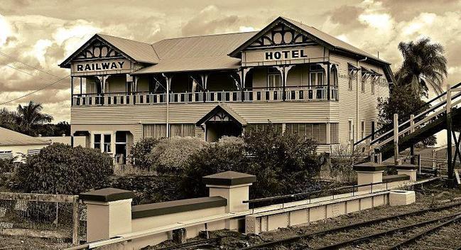 VIRTUALLY UNCHANGED: The façade of the Railway Hotel has remained almost exactly the same for nearly 100 years. Picture: Contributed