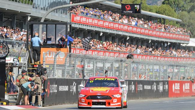 Premier Steven Marshall says talks are under way to settle the canned contract with Supercars. Picture: Brenton Edwards