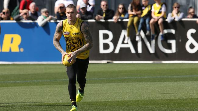 Dustin Martin has been given the all-clear to play Collingwood Picture: Michael Klein