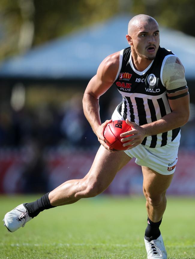 Powell-Pepper in action for Port Adelaide against Sturt on Wednesday. Picture: Matt Turner