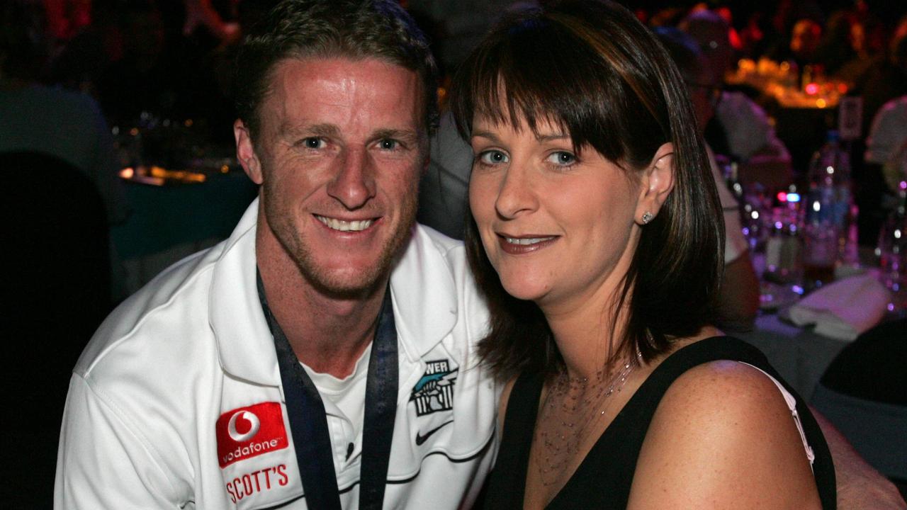 Damien Hardwick and his ex-wife Danielle.