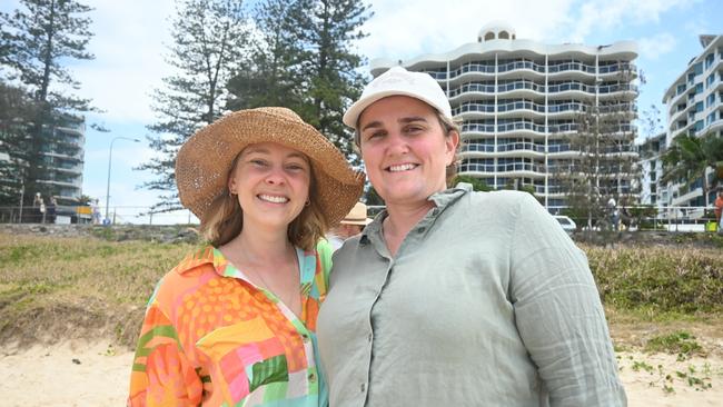 Mish and Jen Coleman at the Mooloolaba Foreshore Festival. Picture: Tegan Annett