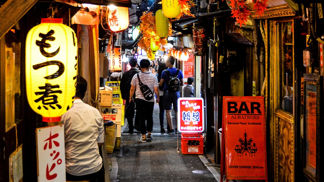 <h2>Best eating</h2><p>What the famed Golden Gai district is to drinking, <a href="https://en.shinjuku-omoide.com/" target="_blank" rel="noopener">Omoide Yokocho</a> (&ldquo;memory lane&rdquo;) is to eating. Sitting right next to Shinjuku Station is this lantern-lit string of lively izakaya (bar eateries). Prepare to eat shoulder-to-shoulder with fellow diners in a narrow space along a bar, prepare for plenty of smoke from sizzling yakitori on open grills, and prepare for a most memorable experience.</p>