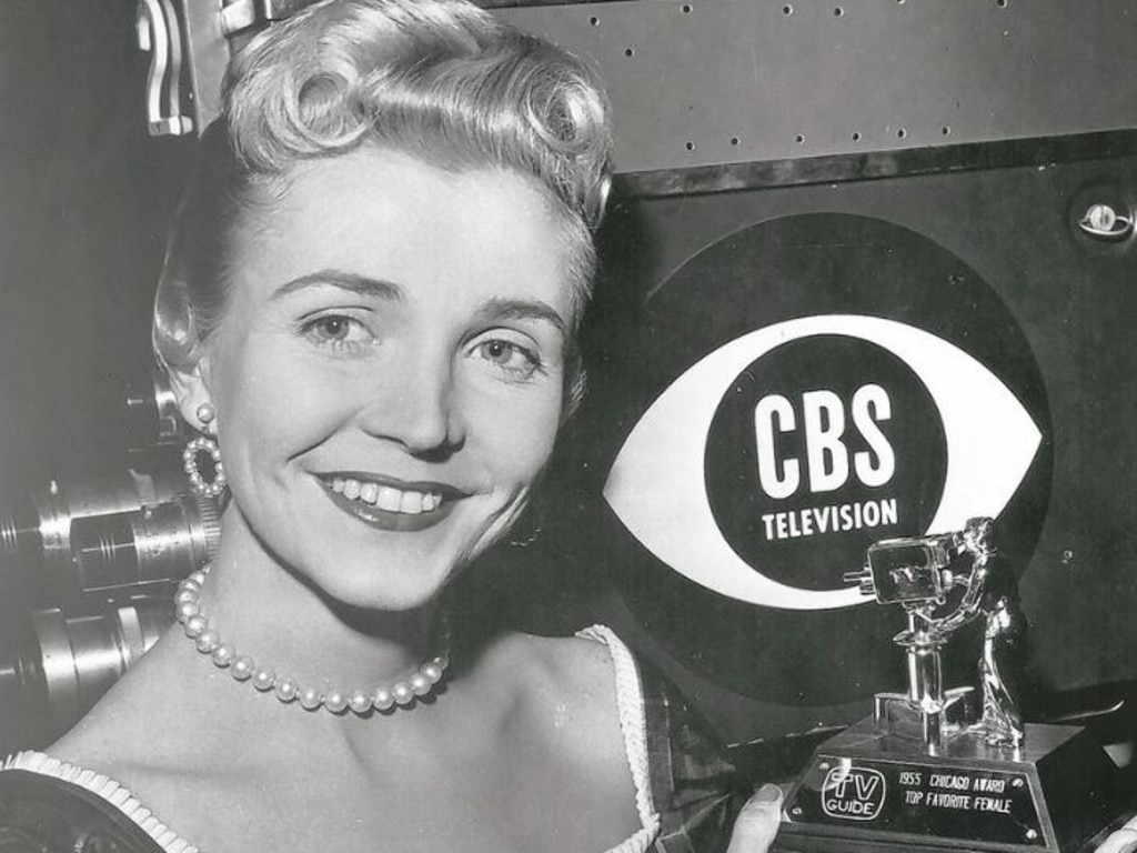 Lee Phillip Bell early in her career. She changed the pathways for women in TV. Picture: Supplied