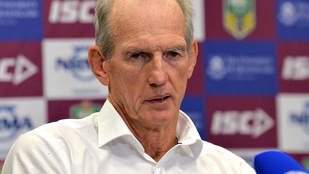 Wayne Bennett was forced to sneak out of Red Hill.