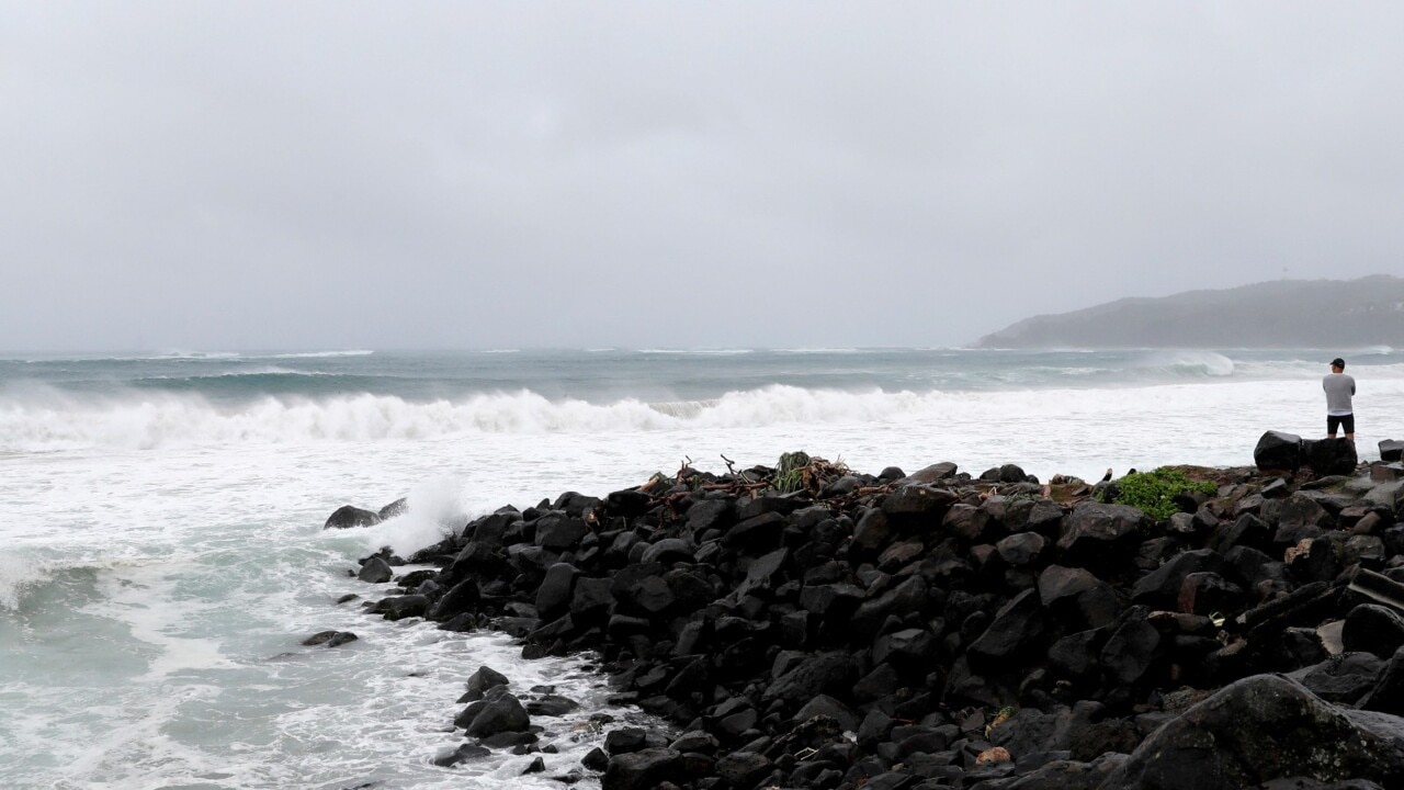 Strong winds and surf seen along Australia’s east coast