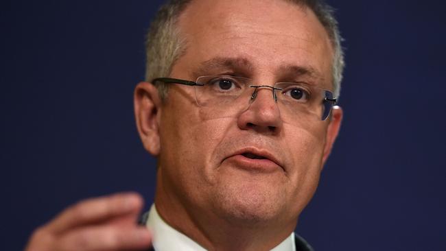 Treasurer Scott Morrison talks about potential changes to GST distribution. Picture: AFP