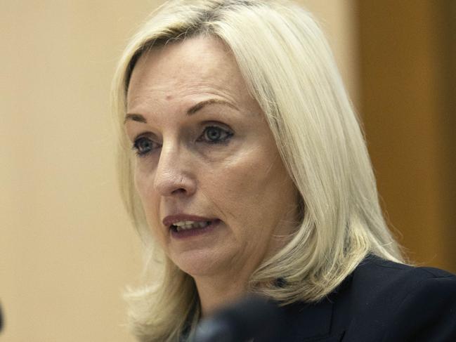 Former Australia Post chief executive Christine Holgate said she was ‘thrown under the bus’. Picture: NCA NewsWire / Gary Ramage