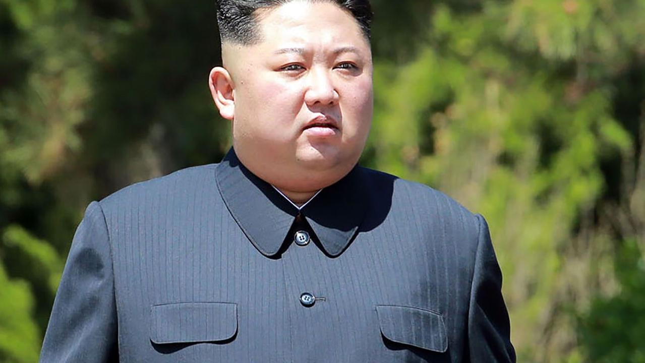 Kim, mate, where are your glasses? Pic: AFP