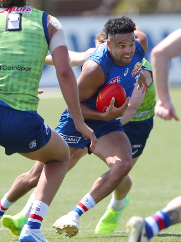 Jason Johannisen in action. Picture: David Crosling