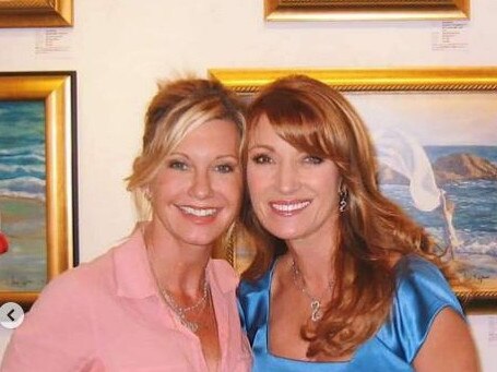 Jane Seymour and Olivia Newton-John met when Seymour lived with the Australian's sister, Rona, in LA. Picture: Instagram