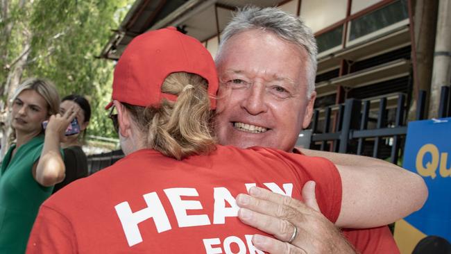 QLDVOTES24 Labor Memeber for Cairrns and Queensland State Tourism Minister Michael Healy  the 2024 State Election  at the Cairns High School booth in Cairns  Queensland. Picture: Brian Cassey - ÃÂ©pic by Brian CasseyImages by Brian Cassey