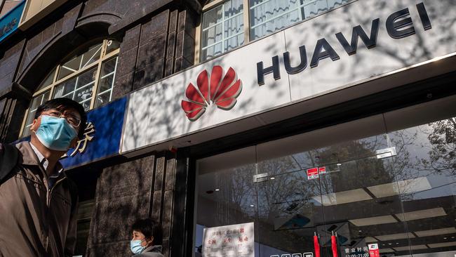 Britain last week reversed its dumb decision to let China’s state-owned Huawei company help build its 5G network. Picture: AFP