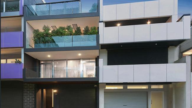 The Prahran town home.