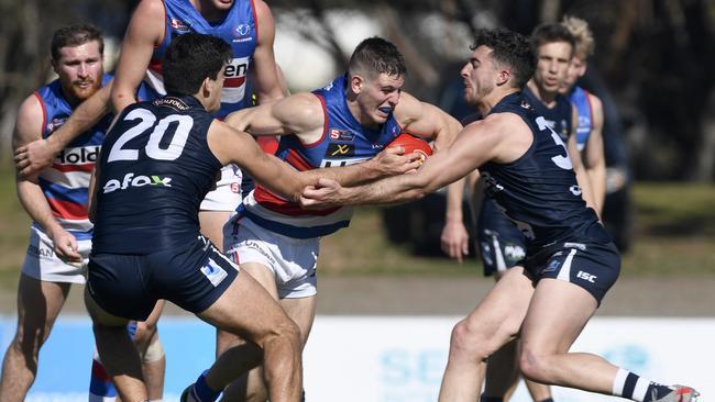 Darcy Pisani in action for Central District. Picture: Naomi Jellicoe