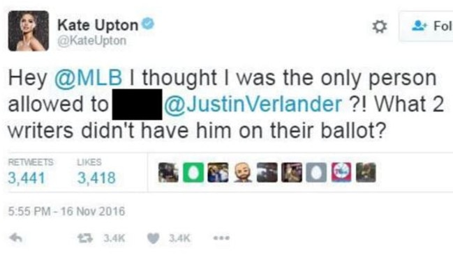 Kate Upton Spills About Sex With Detroit Tiger Justin Verlander