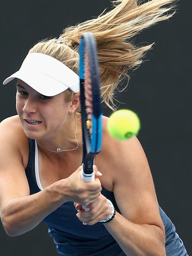 Ellen Perez went down in straight sets. Picture: Getty Images