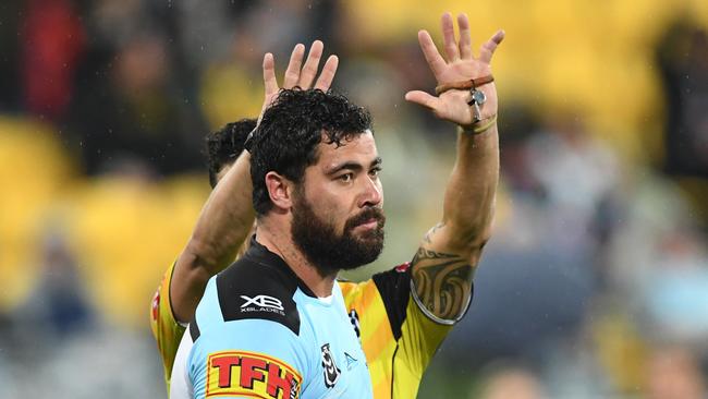 Andrew Fifita’s lack of self-control has proved costly for Cronulla. Picture: AAP