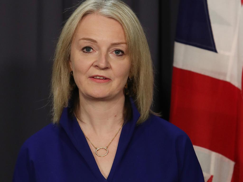 Allies of UK Trade Secretary Liz Truss have launched a ‘bizarre’ sledge against her Australian counterpart. Picture Kym Smith