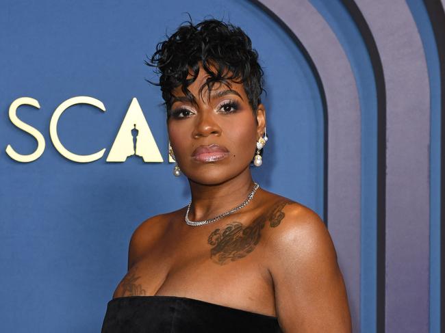 US actress and singer Fantasia Barrino arrives for the Academy of Motion Picture Arts and Sciences' 14th Annual Governors Awards at the Ray Dolby Ballroom in Los Angeles on January 9, 2024. (Photo by VALERIE MACON / AFP)