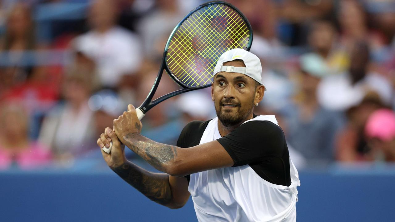 Nick Kyrgios was in a mood. Rob Carr/Getty Images/AFP