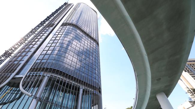 The state government office building at 1 William Street dubbed The Tower of Power. Picture: Lyndon Mechielsen/The Australian