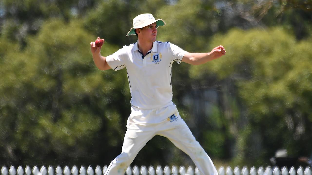 GPS First XI cricket match between Brisbane Grammar School and Brisbane Boys College. Saturday January 28, 2023. Picture, John Gass