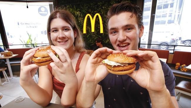 McDonald’s opened 19 new stores in Australia during 2020. Picture: David Caird