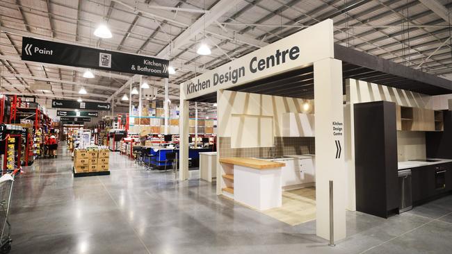 The Kitchen Design Centre at the new Bunnings in Pimpama. Photo: Scott Powick.