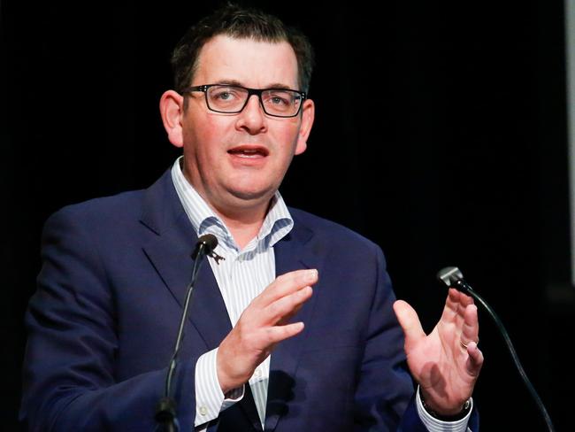 Victorian Premier Daniel Andrews is comfortable with his ministers staying in parliament. Picture: Chloe Smith.