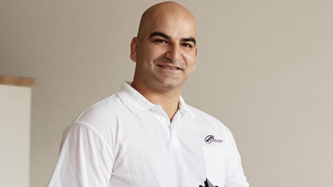 Hamid Ranjbarian appearing as part of an insurance advertising campaign. Picture: Supplied