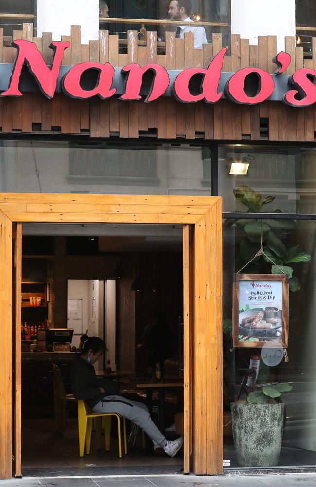 Half of Nando’s franchised stores have closed since 2019. Picture: David Crosling/NCA NewsWire