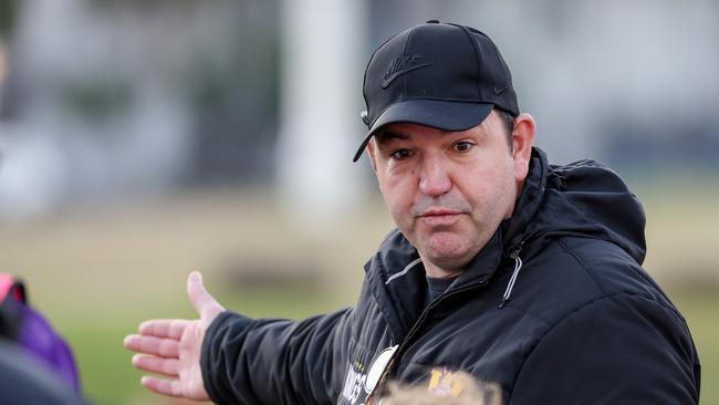 Altona coach Corey McCall. Picture: George Salpigtidis