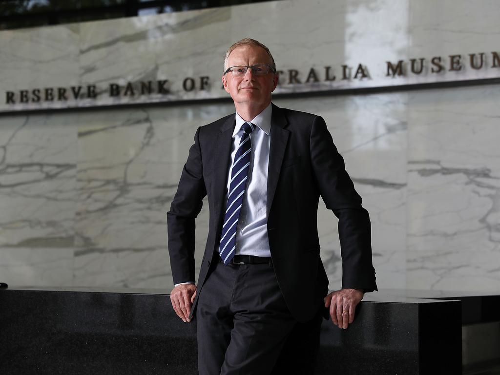Reserve Bank Governor Philip Lowe made the interest rates announcement on Tuesday. Picture: Jane Dempster/The Australian