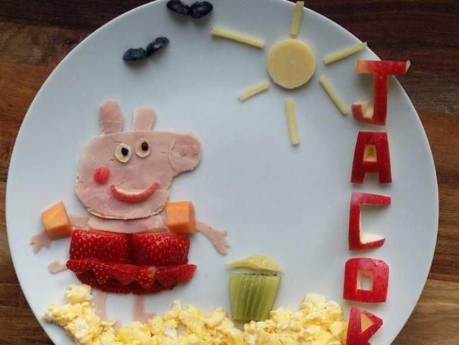 Delicious Peppa is appropriately made out of ham.