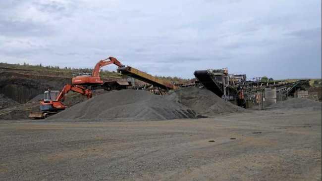 A development application has been lodged with Lismore City Council to expand the life of Santin Quarry on Riverbank Rd, Lismore. Picture: Contributed