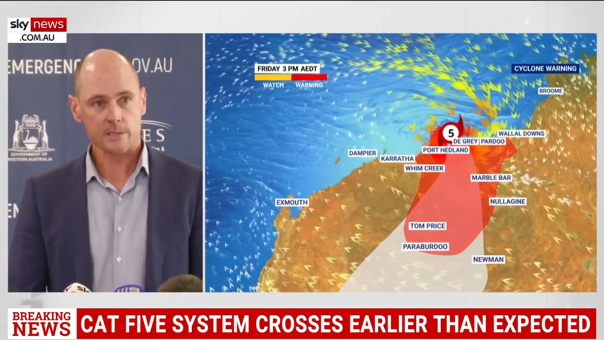 WA Emergency Services provides update on Cyclone Zelia landfall